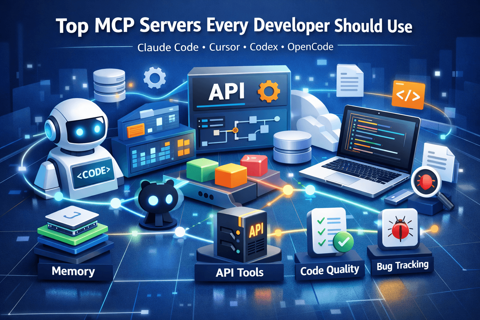 Top MCP Servers Every Developer Should Use (Claude Code / Cursor / Codex / OpenCode)