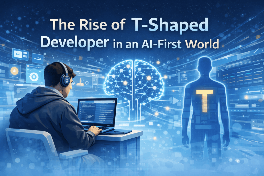The Rise of the T-Shaped Developer in an AI-First World
